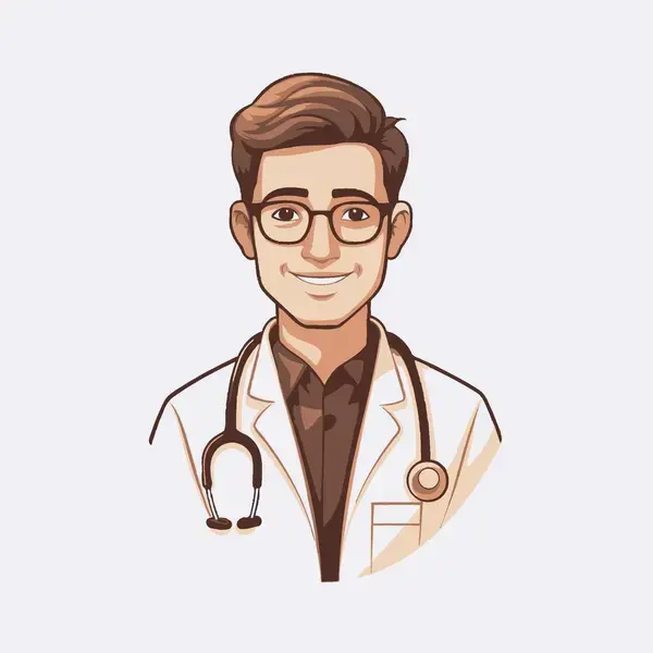 Depositphotos 766984680 stock illustration doctor vector art plain background